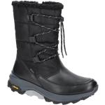 Schwarze Gabor Rollingsoft Gore Tex Winterstiefel & Winter Boots Reißverschluss aus Nylon mit herausnehmbarem Fußbett für Damen 