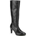 Schwarze Gabor High-Heel Stiefel Reißverschluss für Damen Größe 40 mit Absatzhöhe 5cm bis 7cm 