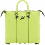 Limettengrüne Elegante Mini Handtaschen aus Leder 
