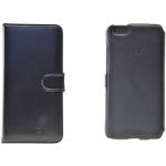 Schwarze iPhone 6S Plus Hüllen Art: Flip Cases aus Leder 