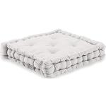 Weiße Matratzenkissen aus Baumwolle maschinenwaschbar 40x40 cm 
