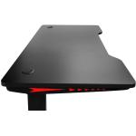 Gaming Schreibtisch 120 cm mit LED für Spieler und Schüler - Dynamiq V6 von Unique. Gratisversand!