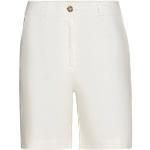 Weiße Klassische Gant Chino Shorts aus Elastan für Damen Größe XS 