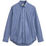 Blaue Klassische Gant Button Down Hemden aus Baumwolle für Herren Größe 3 XL Große Größen 