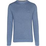 Reduzierte Blaue Langärmelige Gant Herrenstrickpullover aus Baumwolle Größe 3 XL Große Größen 