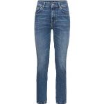 Blaue Klassische Gant Slim Jeans aus Elastan für Damen 