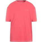 Reduzierte Korallefarbene Gant T-Shirts aus Baumwolle für Herren Größe XL 
