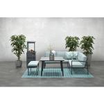 Mintgrüne Moderne Garden Impressions Lounge Sets aus Aluminium 