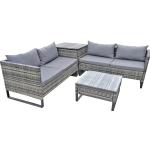 Graue Moderne Garden Pleasure Lounge Sets aus Stahl 