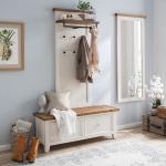 Reduzierte Weiße Maison Belfort Balignton Garderoben Sets aus Massivholz 