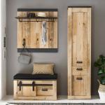 Reduzierte Braune Ridgevalley Garderoben Sets aus Holz 