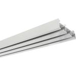 Silberne Gardinia Vorhangschienen & Gardinenschienen aus Aluminium 