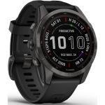 Schwarze Sportliche Garmin Fenix 7S Armbanduhren mit GPS mit Höhenmesser zum Multisport-Tracking 