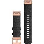 Schwarze Garmin QuickFit Uhrenarmbänder mit Armband für Damen 