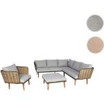Moderne Mendler Lounge Sets aus Polyrattan 4 Teile für 2 Personen 