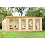 Reduzierte Gartenhäuser aus Holz mit Pultdach 