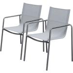 Weiße Ploß Gartenstühle aus Metall 2 Teile 