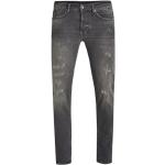 Reduzierte Anthrazite Klassische GAS Slim Jeans aus Elastan für Herren Weite 30, Länge 32 
