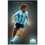 GemäLde Auf Leinwand Fußballlegenden Diego Maradona 3für Veranda Dekor Wandkunst Malerei Poster Druckt Bilder 23.6 x35.4 (60x90cm) Kein Rahmen