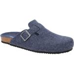 Reduzierte Blaue Geox Herrenclogs aus Textil mit herausnehmbarem Fußbett Größe 44 