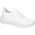 Reduzierte Weiße Geox Flache Sneaker aus Polyurethan mit herausnehmbarem Fußbett für Damen Größe 42 