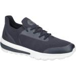 Reduzierte Marineblaue Geox Flache Sneaker aus Polyurethan mit herausnehmbarem Fußbett für Herren Größe 46 