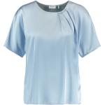 Hellblaue Gerry Weber Blusenshirts aus Elastan für Damen Größe M 
