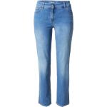 Hellblaue Gerry Weber Slim Jeans mit Nieten für Damen 