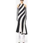 Reduzierte Weiße Gestreifte Ärmellose Marc Jacobs Stretchkleider aus Elastan für Damen 