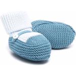 Reduzierte Blaue Lauflernschuhe Tiere aus Wolle für Babys Größe 18 