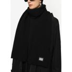 Schwarze Dolce & Gabbana Strickschals aus Wolle für Herren Einheitsgröße 