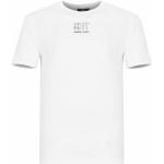 Reduzierte Weiße Kurzärmelige Get Fit T-Shirts aus Baumwolle für Herren Größe L 