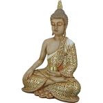 Reduzierte Braune 24 cm Gilde Buddha Figuren Buddha aus Kunstharz 