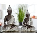 Reduzierte Braune 24 cm Gilde Buddha Figuren Buddha 