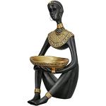 Schwarze Moderne 32 cm Gilde Skulpturen Afrika aus Kunstharz 