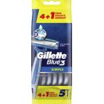 Gillette Blue3 Simple Einwegrasierer 4+1 - 5 Stk