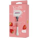 Gillette Venus Nachhaltige Rasierklingen mit Erdbeere für Damen 