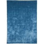 Blaue Gino Falcone Hochflorteppiche & Shaggy Teppiche aus Kunstfaser 