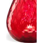 Rubinrote Nasonmoretti Kerzenhalter aus Glas 