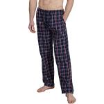 Blaue Karierte Klassische Pyjamahosen & Schlafhosen für Herren Größe XL 