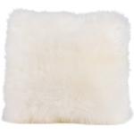 Weiße Schaffelle aus Wolle 40x40 cm 
