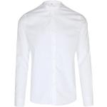 Weiße Langärmelige Gottseidank Stehkragen Langarmhemden aus Elastan für Herren Größe XL 
