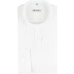 Weiße Langärmelige Gottseidank Langarmhemden aus Baumwolle für Herren Größe XXL 
