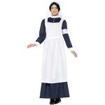 Blaue Smiffys Meme / Theme Halloween Krankenschwester Kostüme aus Polyester für Damen Größe L 
