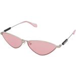 Pinke adidas Ovale Sport-Sonnenbrillen aus Metall 