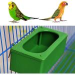 Grüne Vogelfutterspender aus Kunststoff 