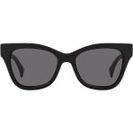 Schwarze Gucci Damensonnenbrillen Katzen aus Nylon 