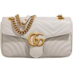 Gucci Crossbody Bags - Small GG Marmont Shoulder Bag Matelassé Leather - Gr. unisize - in Grau - für Damen