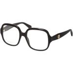Schwarze Gucci Quadratische Damenbrillen aus Kunststoff 
