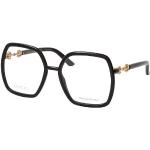 Schwarze Gucci Quadratische Damenbrillen aus Kunststoff 